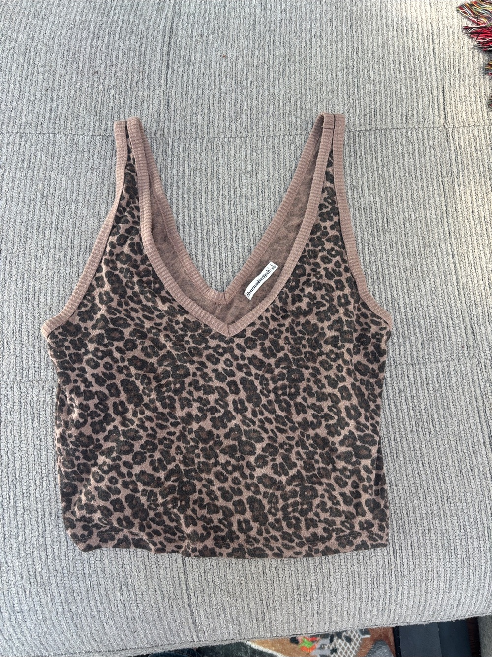 Leopard sweater tank
